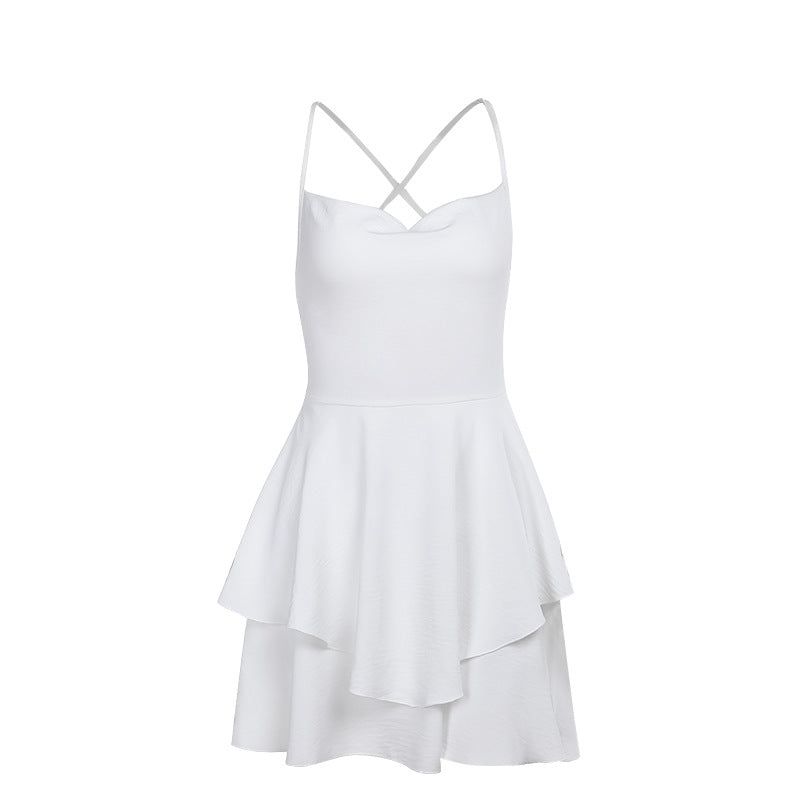 Prominenten-Stil, Mode, Temperament, Faltenkleid, Frauen