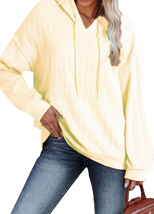 Elara Women's Cotton Top - Trendy V-Neck Shirt, Lightweight & Comfortable