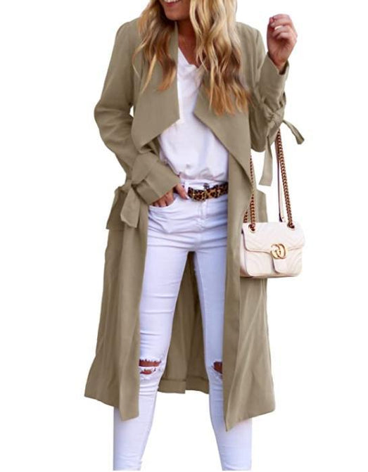 Riva Claire Damen Air Conditioning Shirt Coat – Trendy gespleißte Langarmjacke